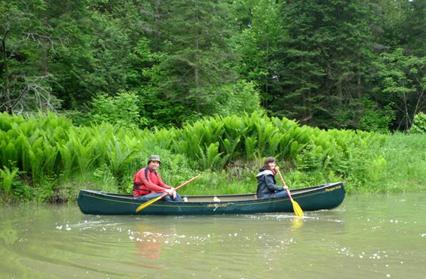 Canoeing at WWV